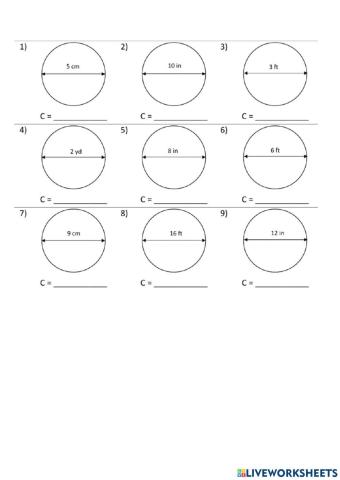 Circumference with Diameter