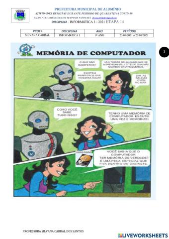 Memória de computador