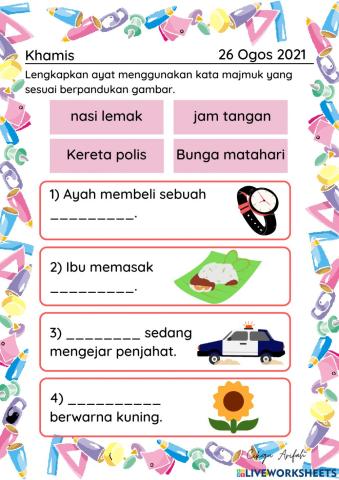 Latihan 3 Kata Majmuk