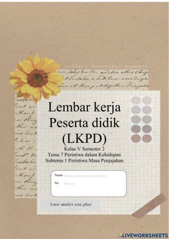 Lkpd tema 7 peristiwa dalam kehidupan