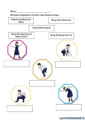 Pergerakan Lagu Suasana Hujan