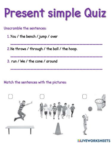 Present Simple Quiz