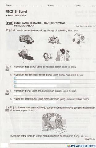 Bunyi Yang Berfaedah Dan Memudaratkan