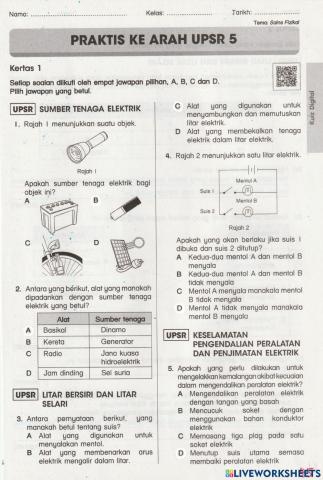 Bunyi sains tahun 4