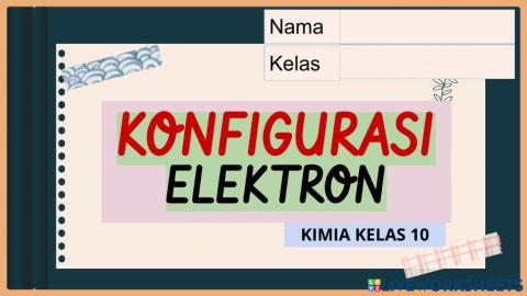 Konfigurasi Elektron