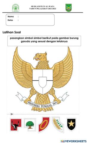 Letak Simbol-simbol Pancasila