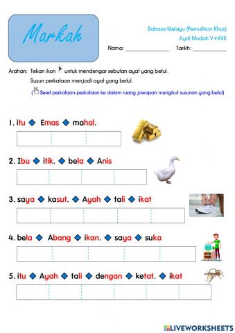 Perkataan V+KVK