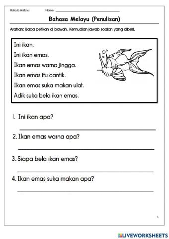 Latihan Bacaan Bergred 【13】