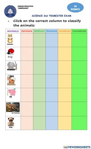 Science 2° trimester evaluation (4)