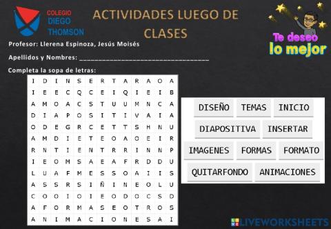 Ficha Septiembre Clase 1 - 4º grado