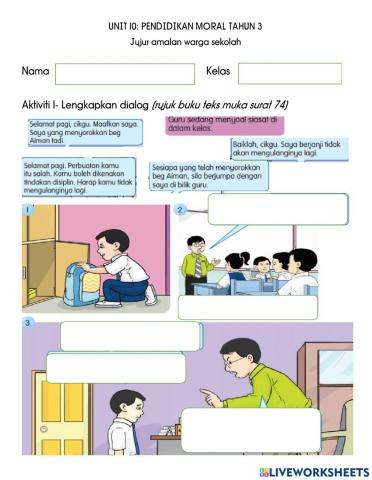 Unit 10: Pendidikan Moral Tahun 3 (2)