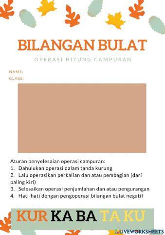 Operasi hitung campuran