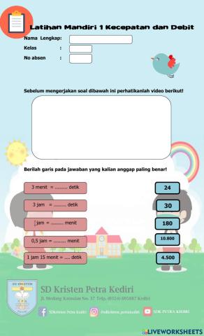 Tugas 1 SATUAN WAKTU KELAS 5