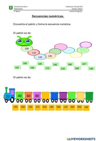 Secuencias numericas