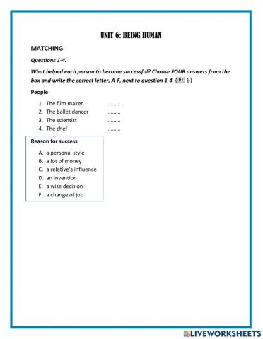 Complete IELTS 4-5 - Unit  6 LISTENING SB