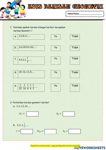 Barisan Geometri