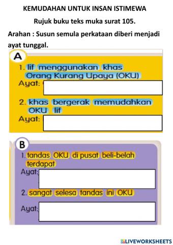 Kemudahan untuk insan istimewa