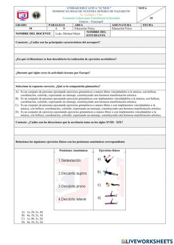 Composiciones de Acrosport