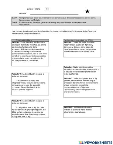 Derechos humanos y convivencia