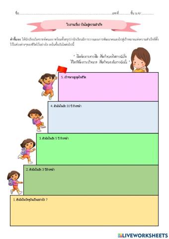 บันไดสู่ความสำเร็จ