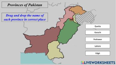 Provinces Of Pakistan