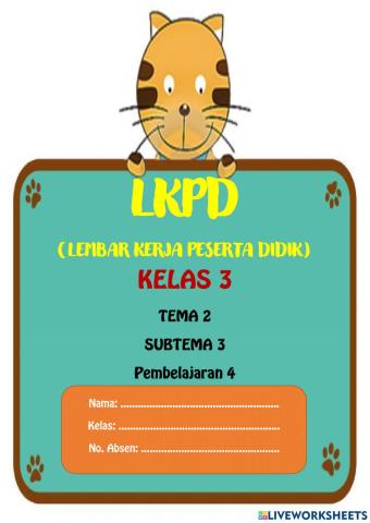 Kelas 3 Tema 2 Subtema 3 Pb 4