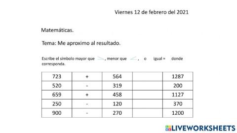 Matemáticas