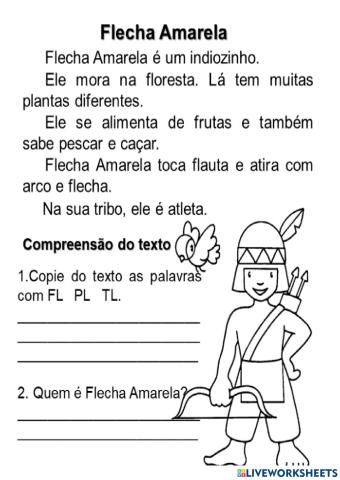 Leitura e interpretação de texto.