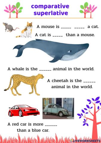 Comparative and Superlative