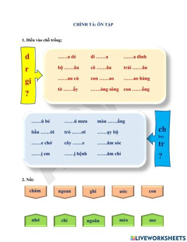 Ôn tập chính tả