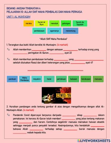 Pendidkan islam tingkatan 4