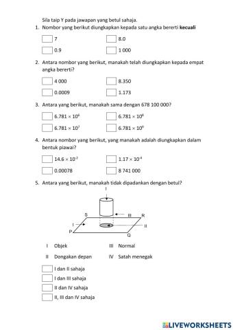 Ulangkaji Tingkatan 3