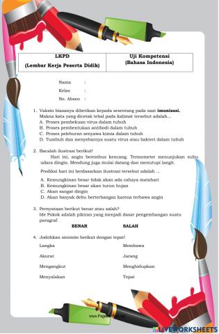 LKPD Bahasa Indonesia