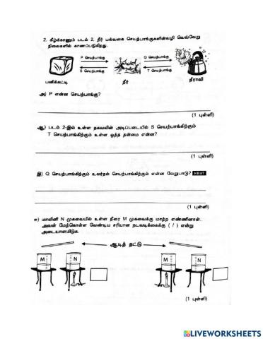 பருப்பொருள் பயிற்சி 2