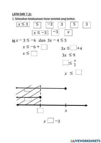 Bab 7 ketaksamaan linear