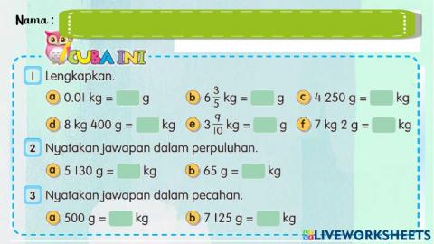 Tukar dan tambah jisim