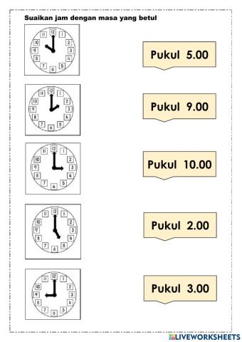 Mengenal Jam