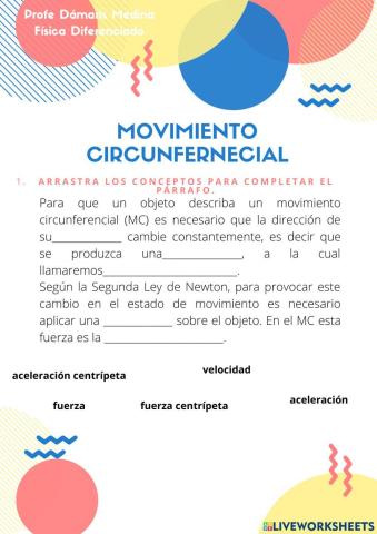 Movimiento Circunferencial