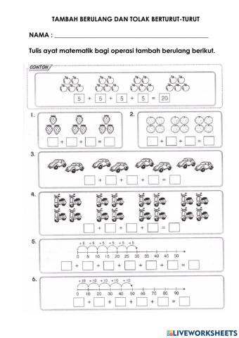 Tambah Berulang & Tolak Berturut-turut