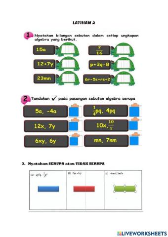 Sebutan serupa dan tidak serupa