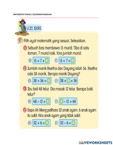 Matematik tahun 1