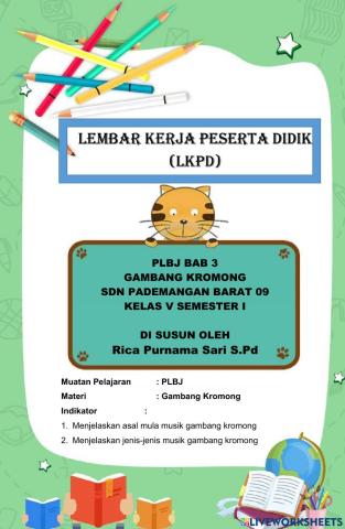 LKPD PLBJ Gambang Kromong