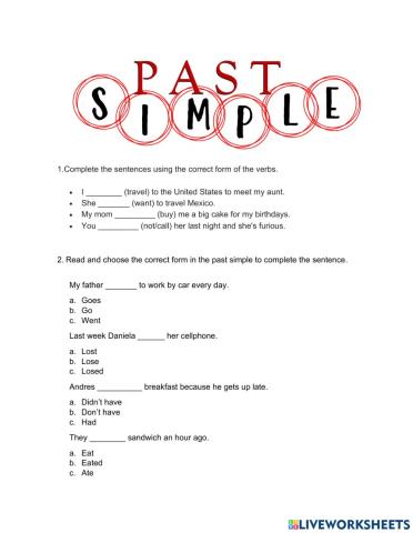 Past simple