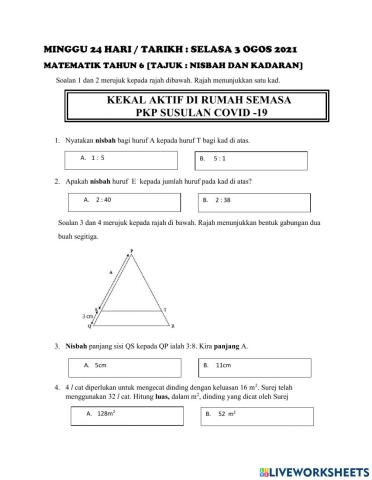 Nisbah dan Kadaran