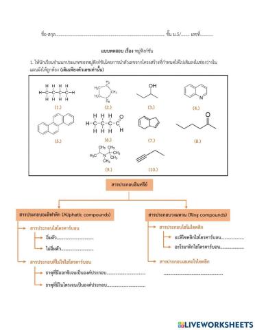 แบบทดสอบ เรื่อง หมู่ฟังก์ชัน