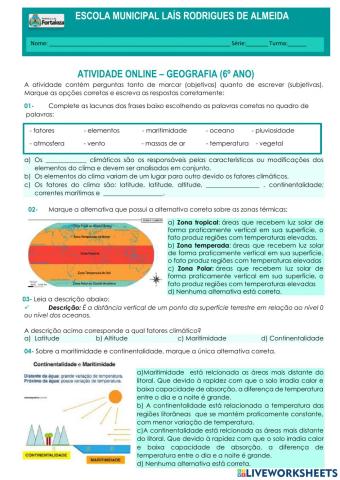 Fatores climáticos