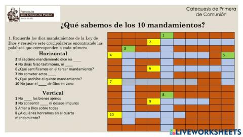 Encuentro 7: Los mandamientos, un regalo del amor de Dios