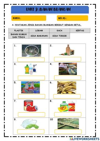 Kenali bahan buangan