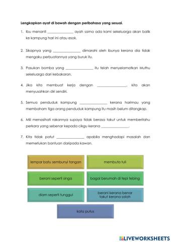 Tahun 5 - Pencemaran Membawa Bencana