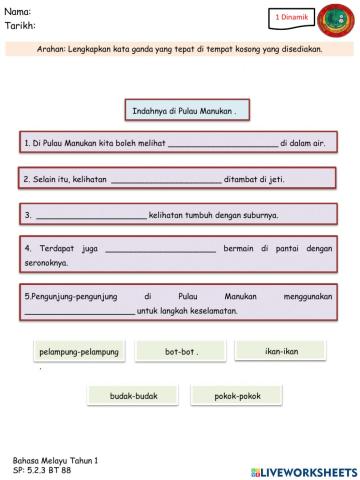 Indahnya di pulau manukan